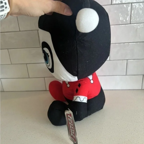 Harlequin Jester Plush Toy 21” Justice League - Red and Black NWT - Picture 3 of 7